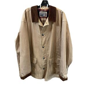Vintage Dunbrooke Upstream Barn Chore Button Jacket 2XL Lined Pockets Cotton